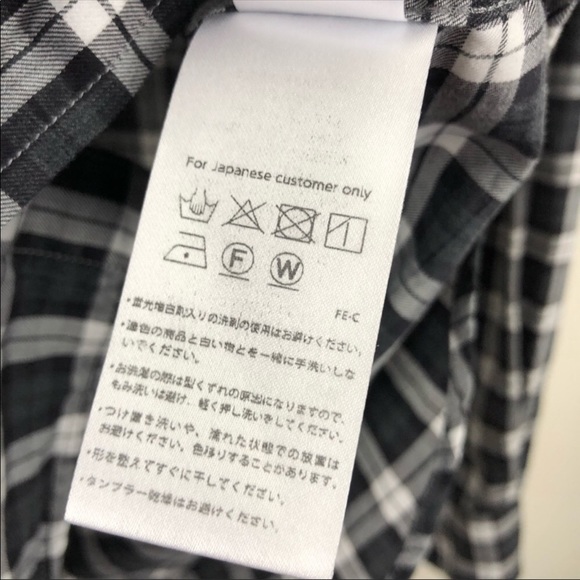 New Frank & Eileen Black Plaid Luke Shirt S - Picture 8 of 8